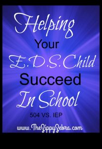 Hlpeing Your EDS Child Succeed In School A 504 VS IEP