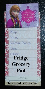 Fridge Grocery List