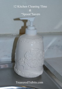 Soap Dispenser 12 Kitchen Cleaning TIme & Spoonsavers