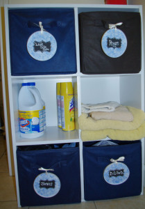 Folding Shelf and Organizer for Laundry Room