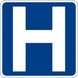 Hospital sign