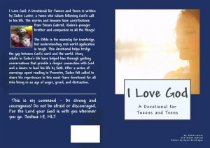 I love God Devotional Book Cover