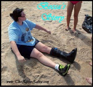 Becca's Story Boots in the Sand